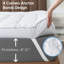 Plush Down Alternative Mattress Topper, Pillow Top Mattress Pad With Elastic Straps, Oeko-tex® Certified-1888326285