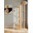 74.8" Brown Standard Solid Wood Cat Tree