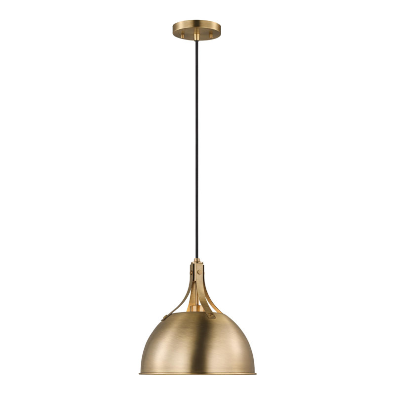 Rockland 1 - Light Pendant, No, 75W, Satin Brass