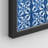 " Navy Blue Geometric Pattern " 4 Piece Art Print-97782530-97782533