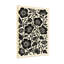 Plantes et fleurs à motif floral noir sur fond crème-965871532