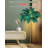Natural Ostrich Feather Floor Lamp With 3 Color Temperatures, Adjustable LED Lighting, Sturdy Metal Base, Easy To Clean And Install, Perfect For Living Room, Bedroom, And Home Decor-266212928-266212932