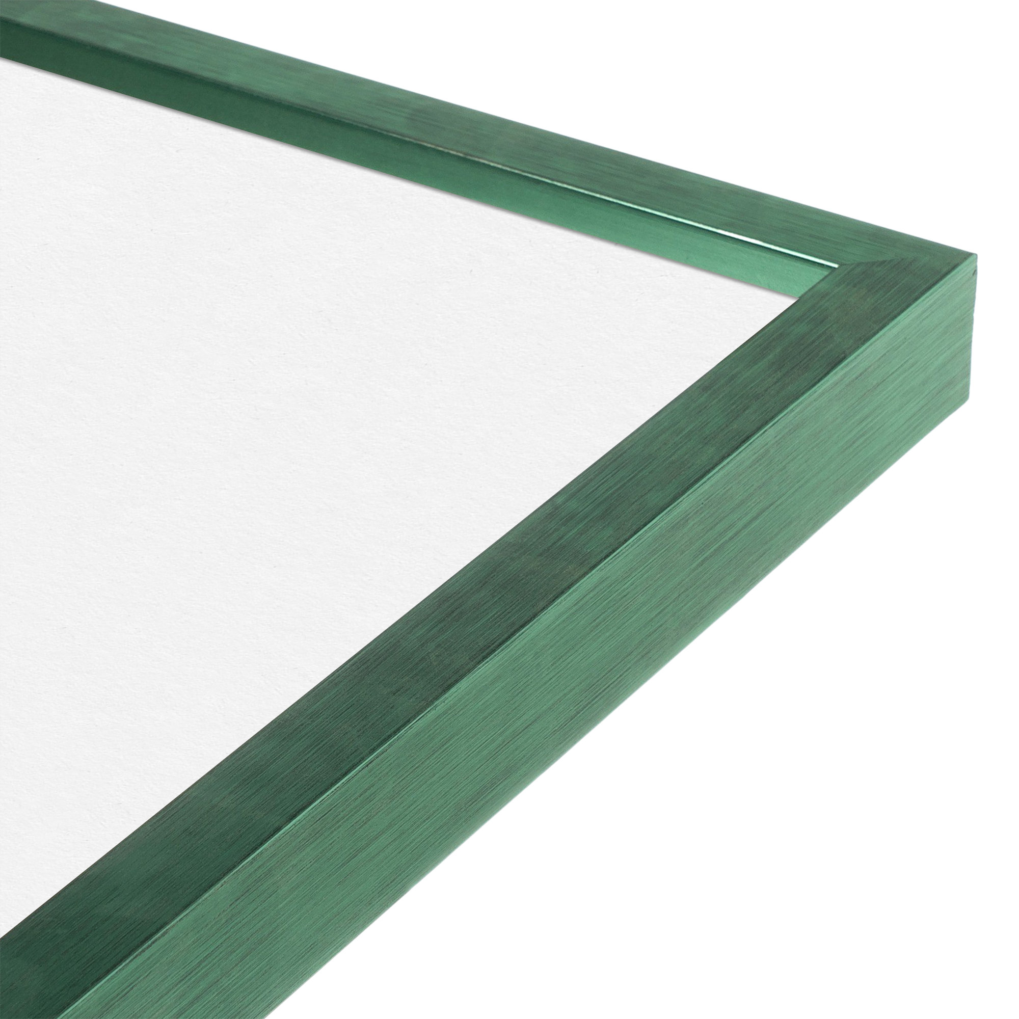 Linnson Wood Picture Frame with Mat, Green, 8" x 10", 16" x 20"