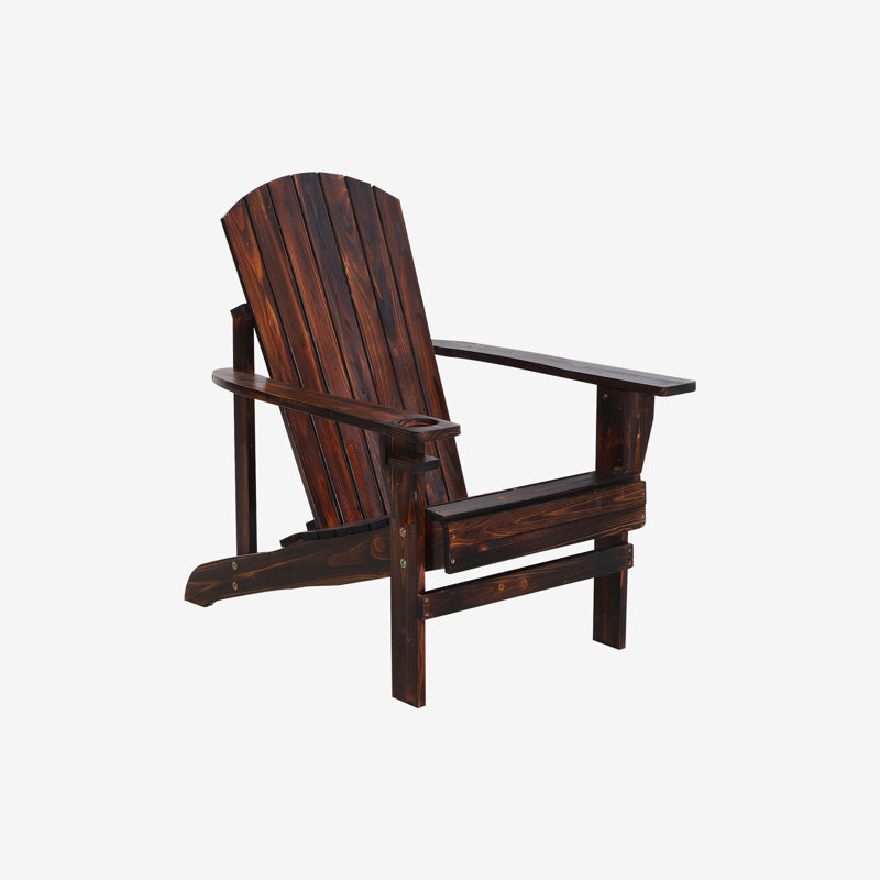 Chaise Adirondack Outsunny, Brun