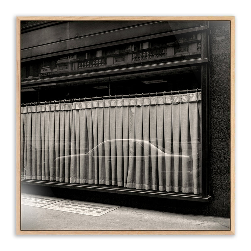 Cecconis Print by Guy Sargent, 32" H x 32" W x 2" D, Light Brown