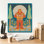 "Epic Graffiti" Legendary Giant "par Rachel Hallquist, art mural sur toile