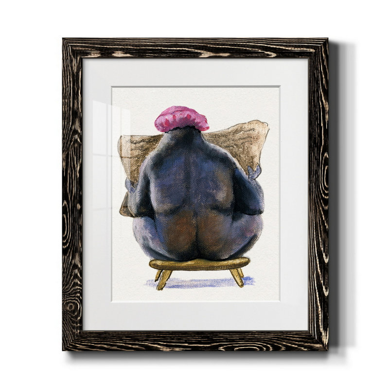 Bath Bath III - Reproduction d'art sur papier encadré, H 24 po x l 18 po x P 1,5 po, Noir