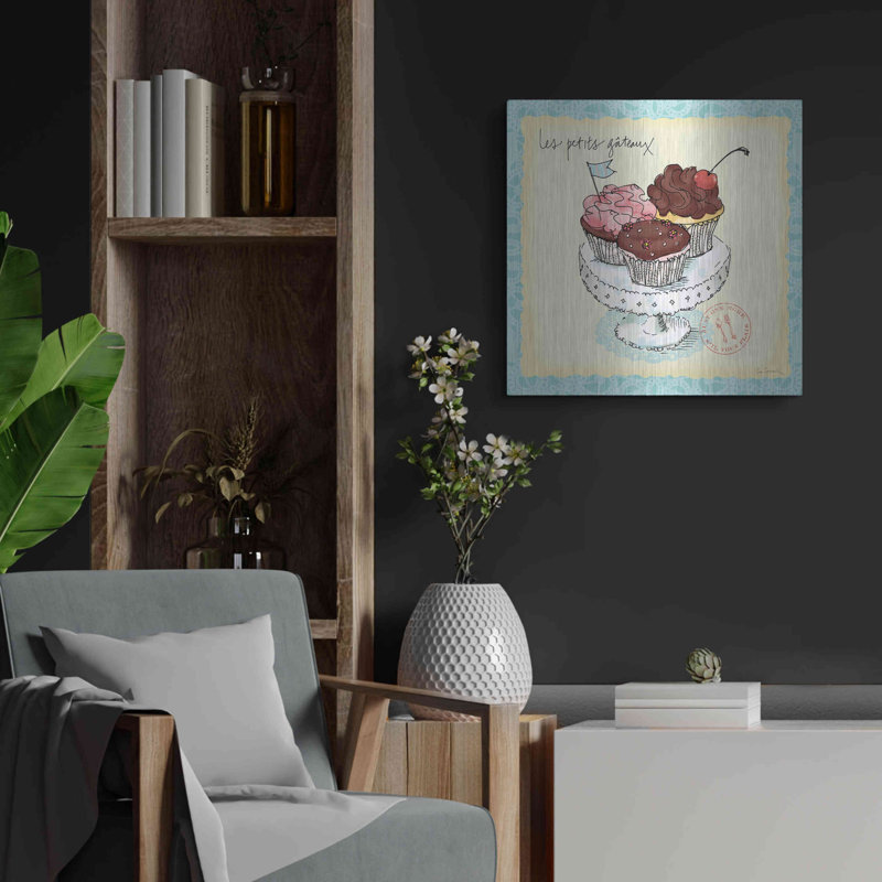 «Dessert Veuillez II» par Sue Schlabach, art mural en métal, H 24 po x l 24 po