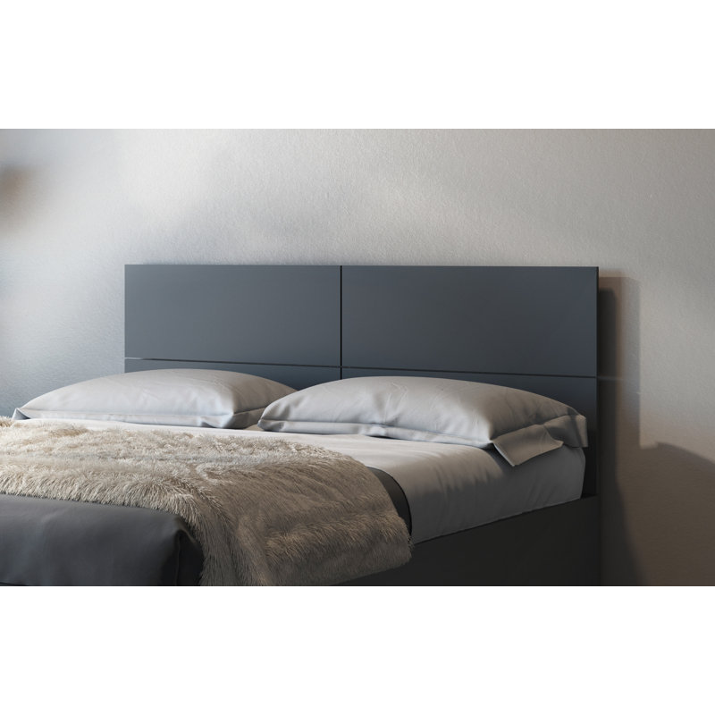 Panel Headboard, Black