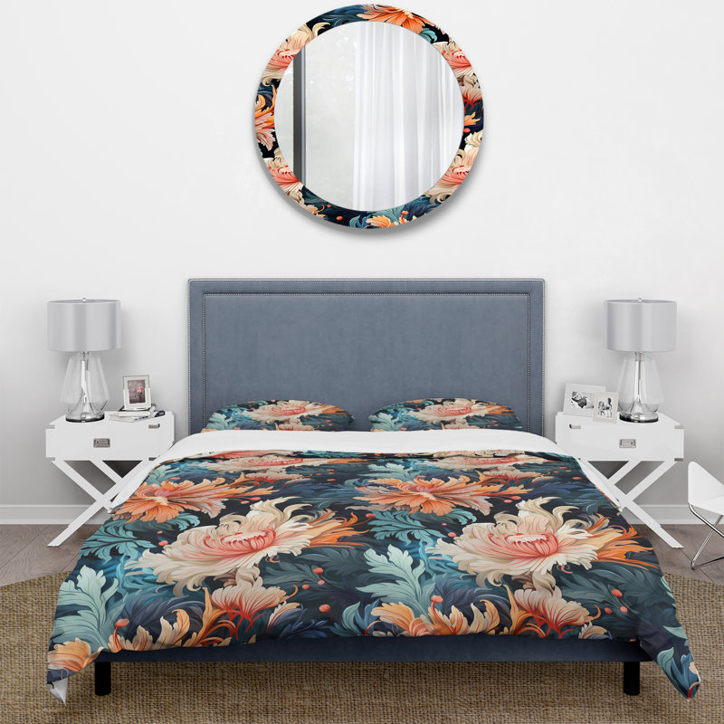 Ensemble de housse de couette Oceanic Harmony, Housse de couette pour très grand lit et 2 très