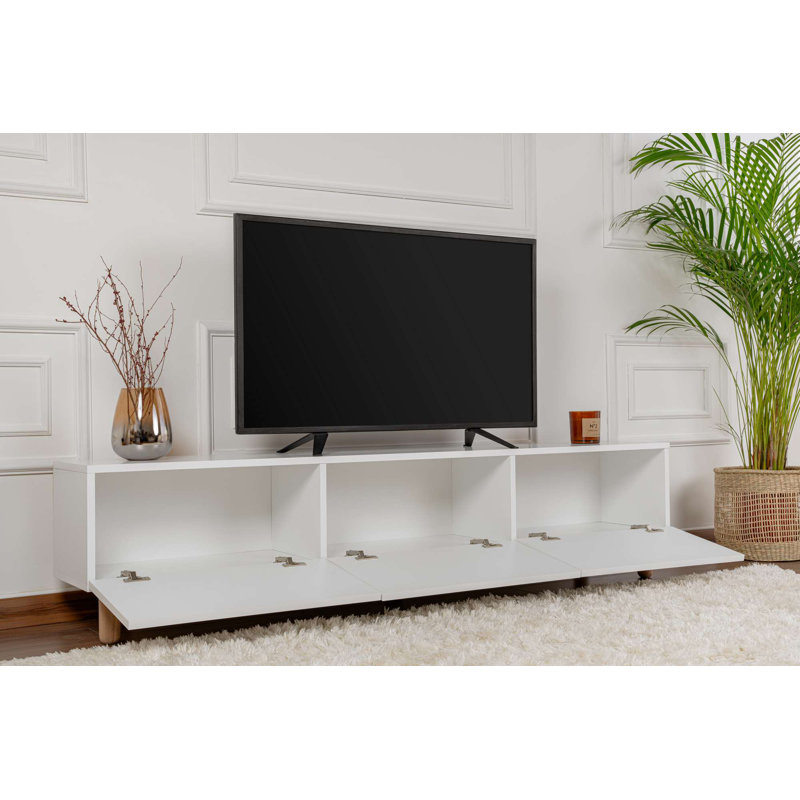Meuble télé Duggan, Blanc