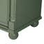 Meuble-lavabo de salle de bain de style médiéval, profondeur de 70,6 cm (27,8 po), lavabo intégré, tiroir et placards à abattant, étagères réglables en hauteur pour un rangement maximal. Évacuation optimale.