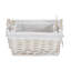 Ensemble de 2 paniers en osier et rotin avec rangement Willow-892579428