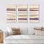 Shape Of Glam Mauve III - Shabby Elegance, ensemble de 3 toiles encadrées-2057813644-2057813645