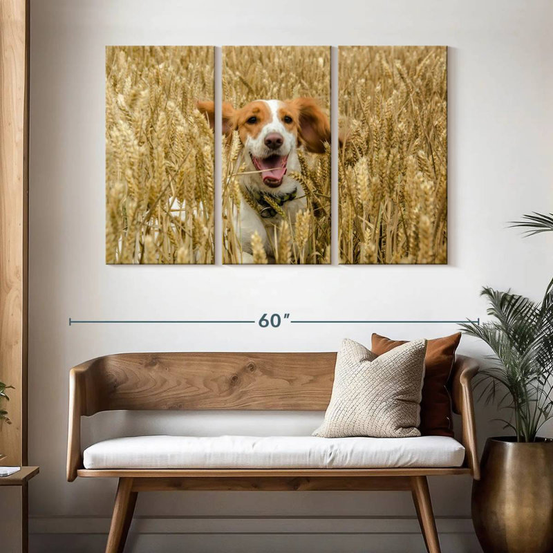 Brampt Happy Cocker Spaniel, 32" H x 50" W