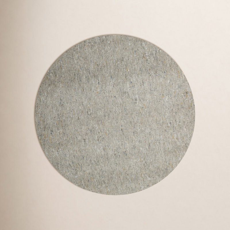 Bottoroff Dual Surface 0.25" Non Slip Rug Pad, Round 6'