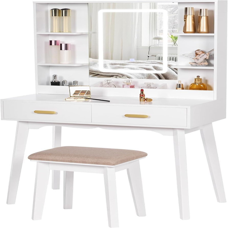 Forbes Dressing Table with Mirror