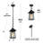 Pavils Outdoor Hanging Lantern