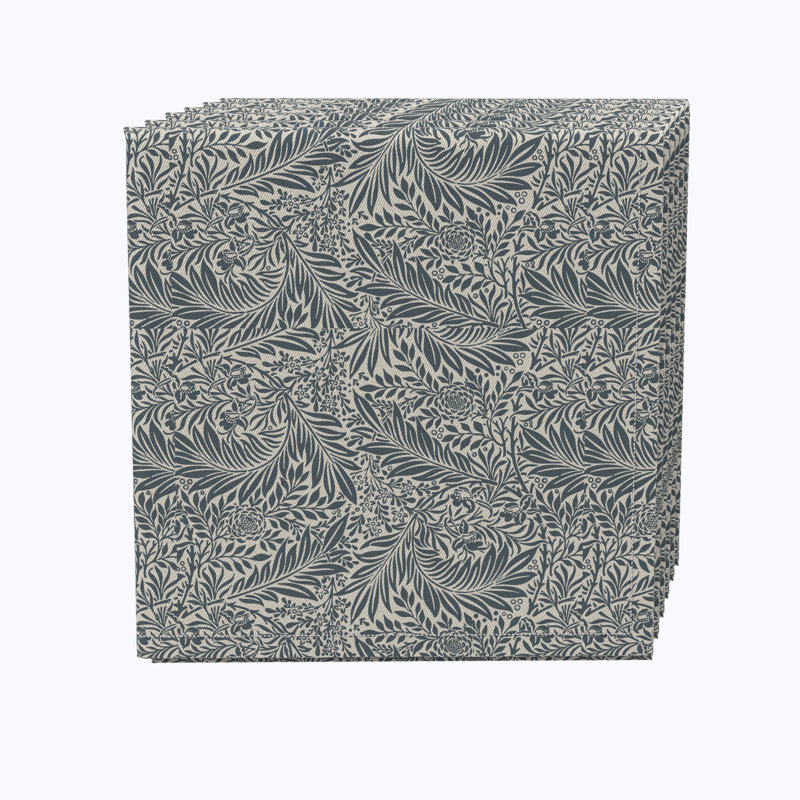 CarrollValley 100% Cotton Floral Square Napkin