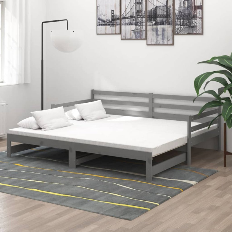 Arlow Solid Wood Daybed, Grey