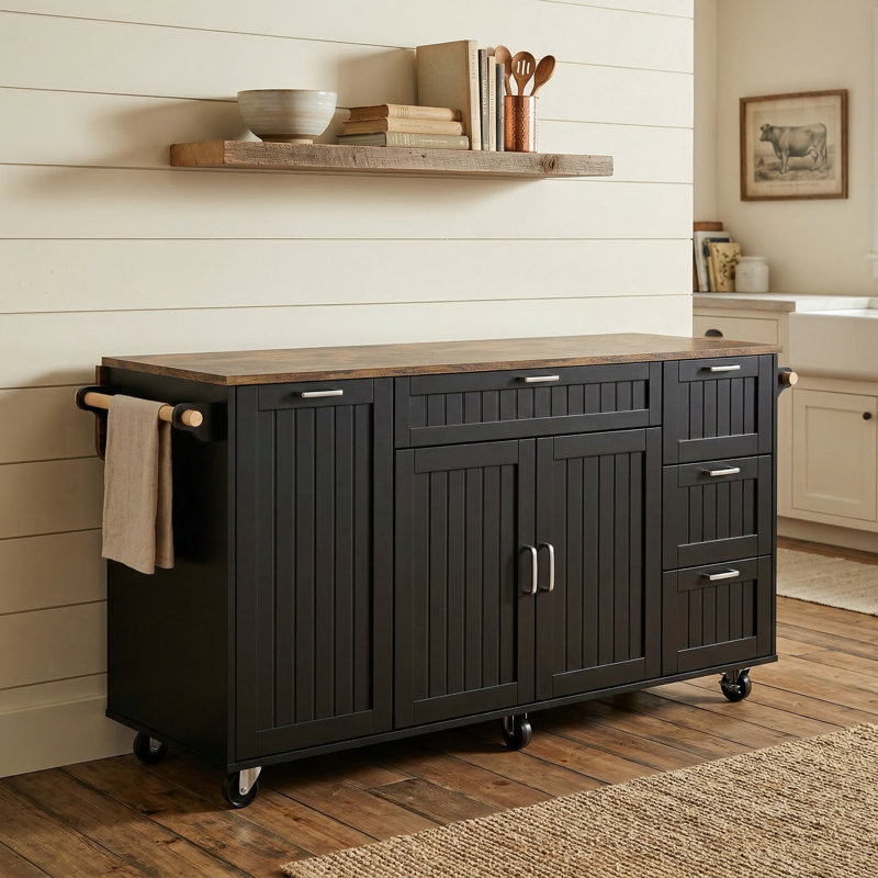63" W Kitchen Island