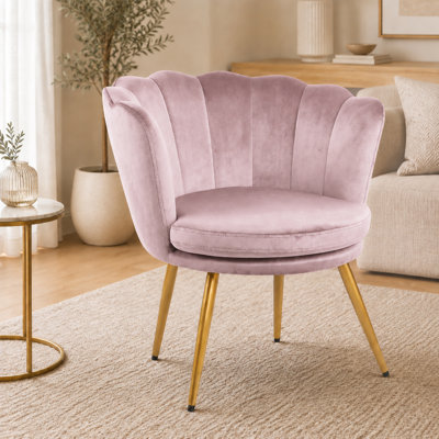 Octavius Velvet Barrel Chair