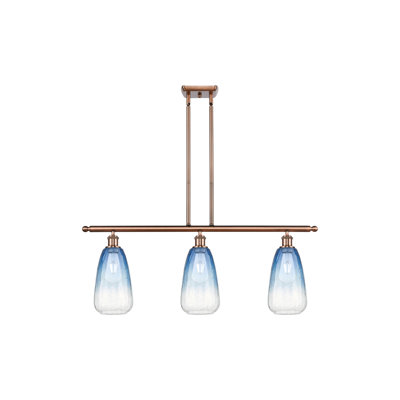 Ballston - Brookhaven Almond - 3 Light Stem Hung Island Light