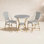 Ellie 30'' Round 2-Person Outdoor Dining Set