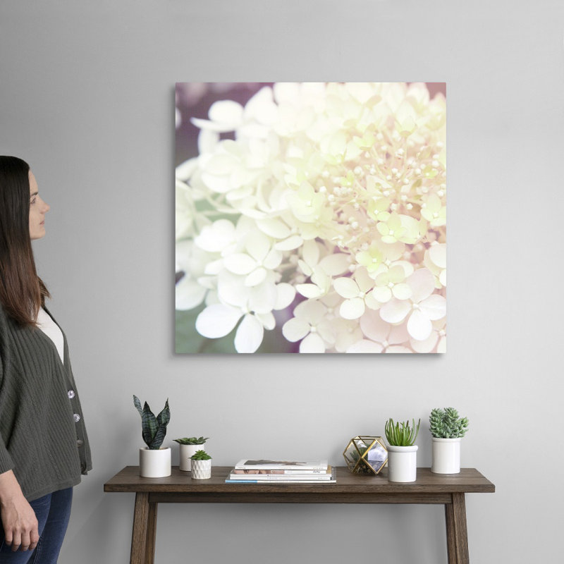 Hydrangea Dream II, art mural sur toile, Toile tendue, H 30 po x l 30 po x P 1,25 po
