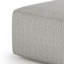 Pouf carré en coton 20 po Nate-1558665321
