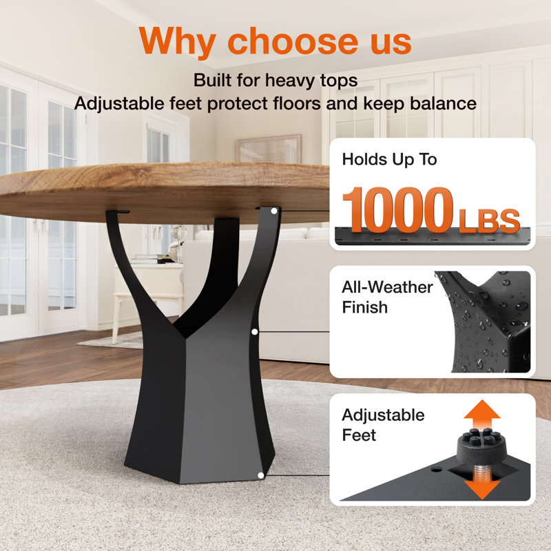 Namu Metal Dining Table Base