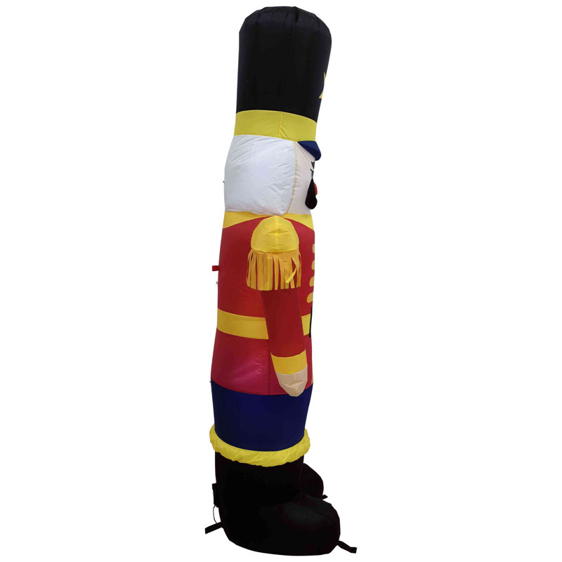 Lighted Inflatable Nutcracker Soldier Outdoor Christmas Decoration - 6.25'