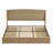Braya Upholstered Platform Storage Bed With 4 Drawers