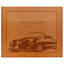 Graphic Image Porsche 70 Years: There Is No Substitute Coffee Table Book, Leather, Tan