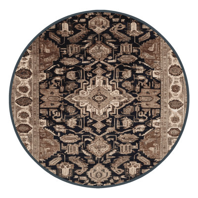 Tapis brun lavable à la machine