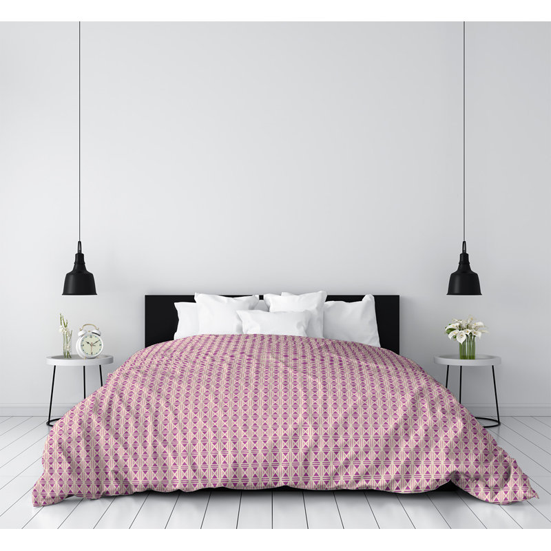 Housse de couette Katelyn Elizabeth, Housse de couette pour grand lit, Prune