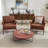 Faux Leather Armchair-951733038