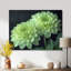 «Green Monochrom Mums Flowers Bouquet I», art mural «Mums»-1504830938-1504830929