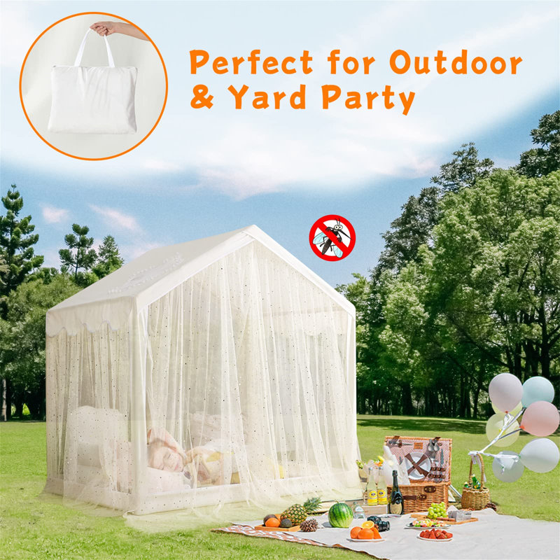 Game Tent, Game House, House Tent, Beige