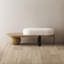 Banc rembourré blanc et brun-1692120370
