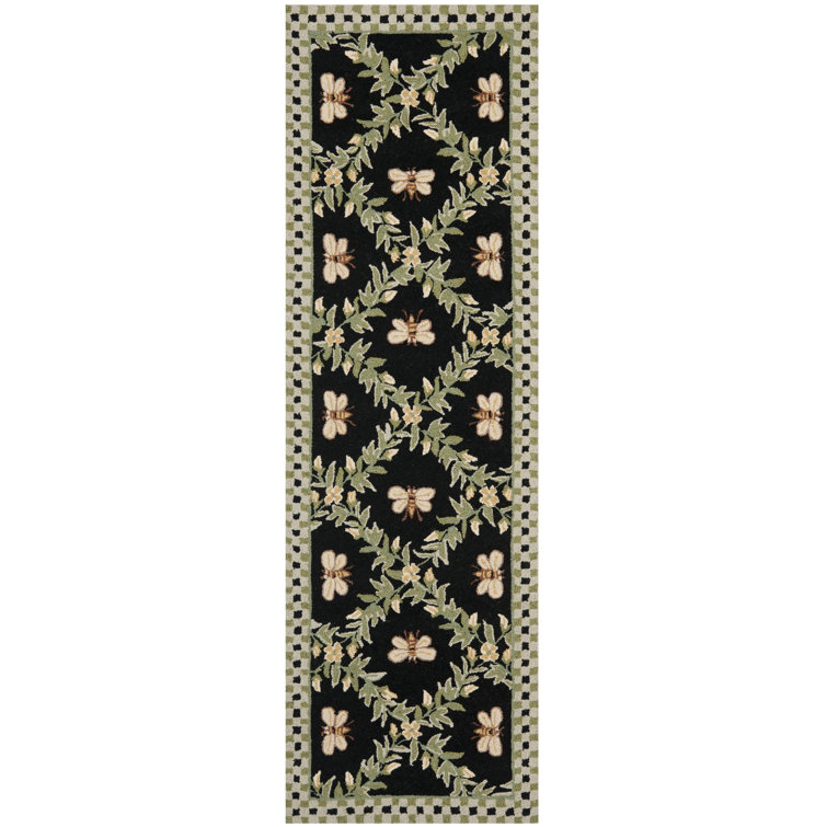 Hand Hooked Wool Southwestern Rug