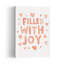 Joyful Hearts Romantic Whimsical Abstract Landscape Nature Wall Art Print by Treechild - Wrapped Canvas Print-134813307