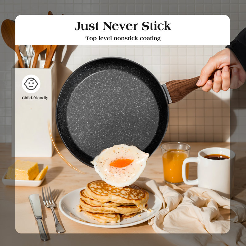 12 - Piece Non-Stick Aluminum Cookware Set