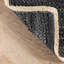 Tapis noir tissé à la main Damita-1667832423
