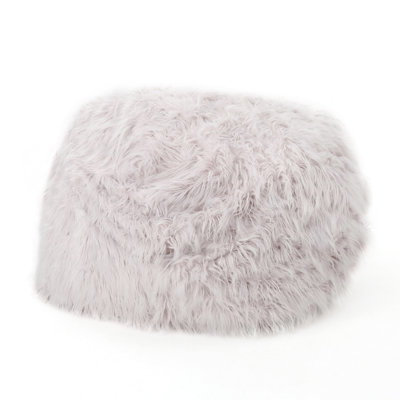 Pouf rond en fausse fourrure Mahin 5 pi Mahin