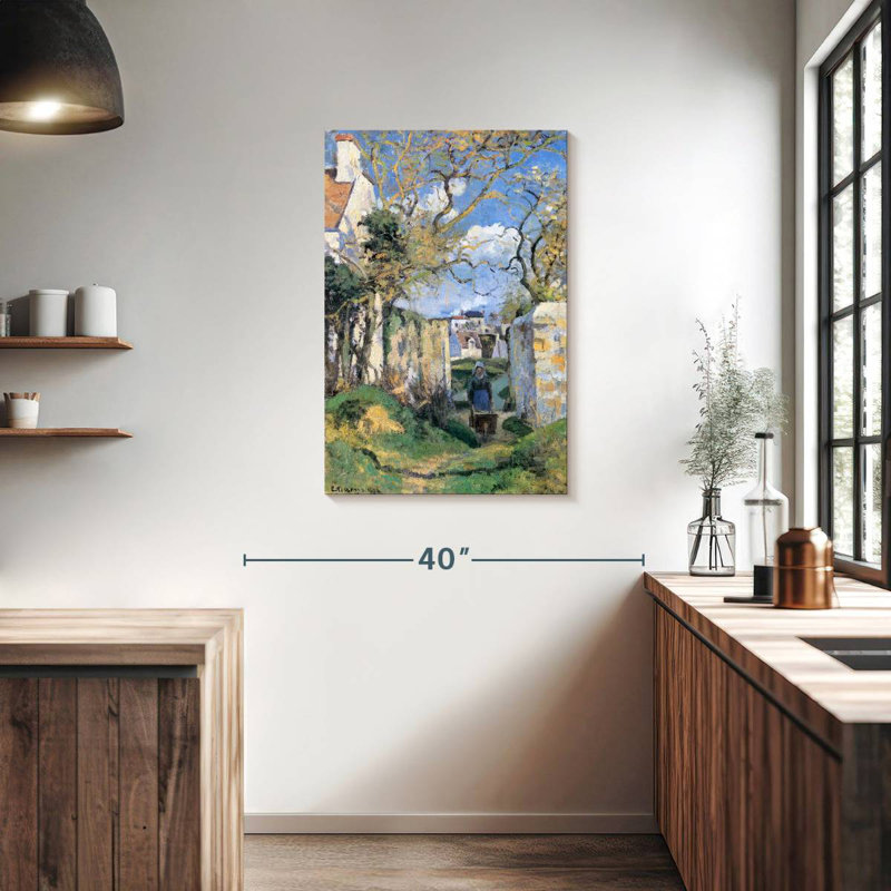 Paysage d'Alvord de Pontoise, 1874, H 36 po x l 24 po