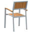 Outdoor Patio Dining Armchair-1729650665