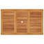 Drumnadrough 6 - Person Teak Wood Patio Dining Set with Rectangular Table