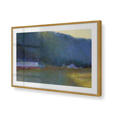 «Riverside Journey», impression encadrée sur papier par Carol Strock Wasson
