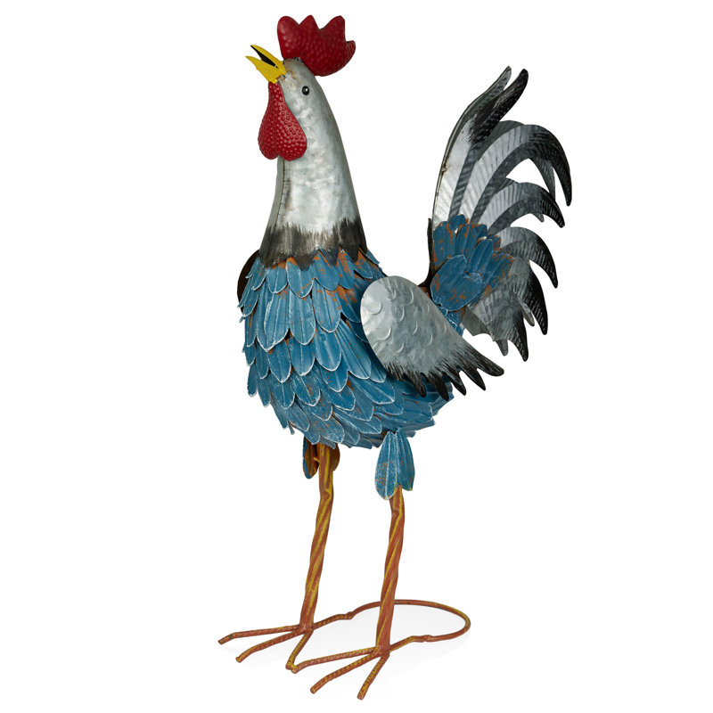 Statue de jardin coq 23 po H